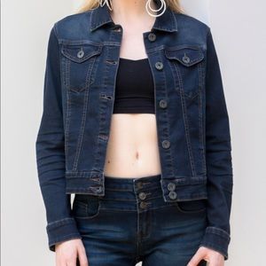 Dark wash jean jacket